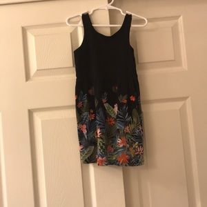 Black floral dress